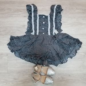 Numi Polka Dot Pinafore